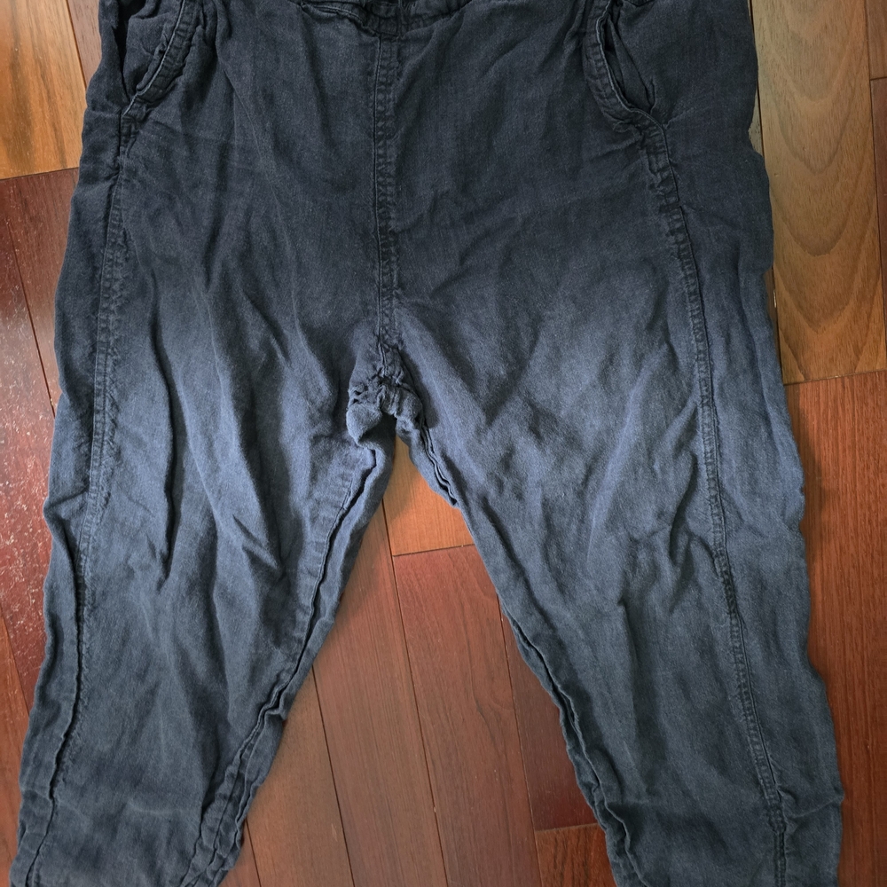 Casual Navy Blue Pants